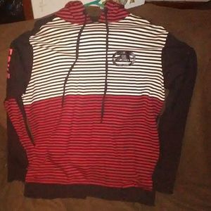 Ecko Unlimited Red, White, and Black Hoodie